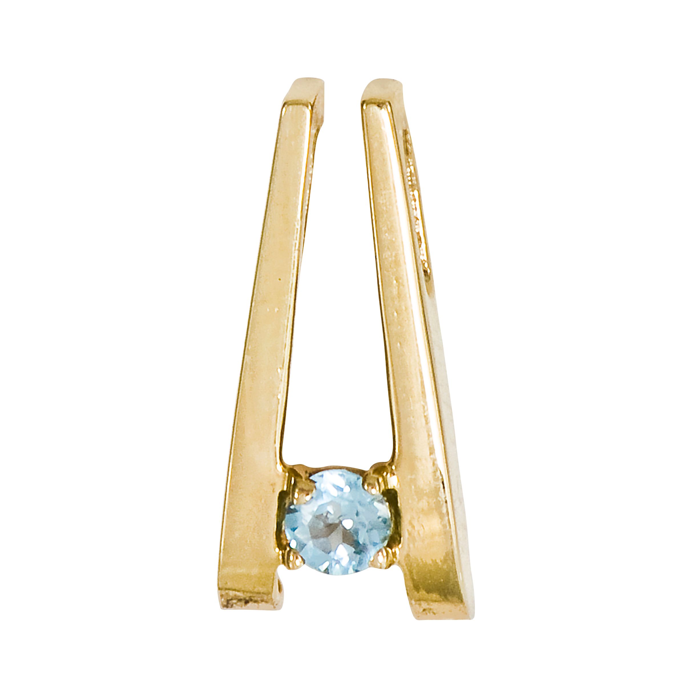 Blue Topaz Ladder Charm. 10K Yellow Gold at Kmart.com