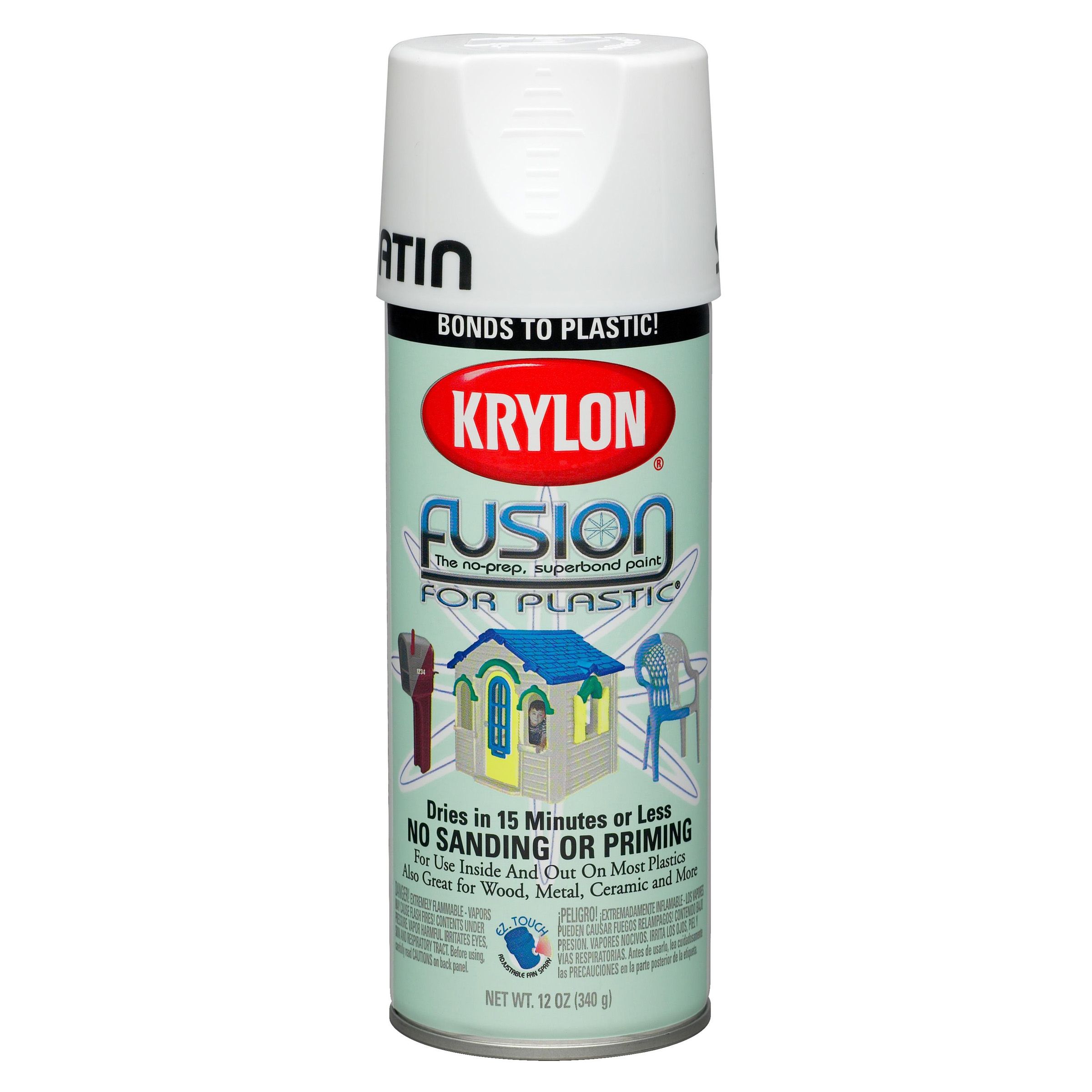 Krylon Fusion for Plastic® Satin White Tools