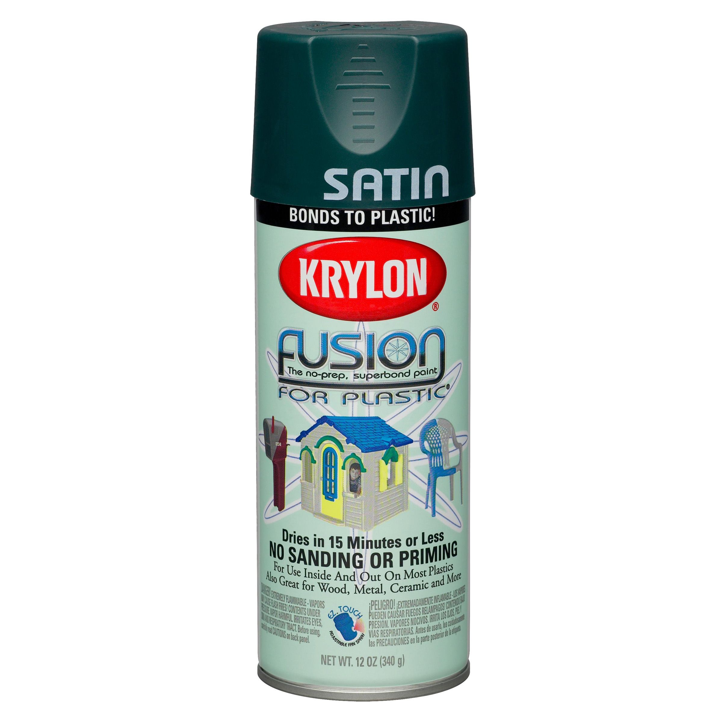 Krylon Fusion for Plastic® Satin Hunter Green Shop Your Way Online