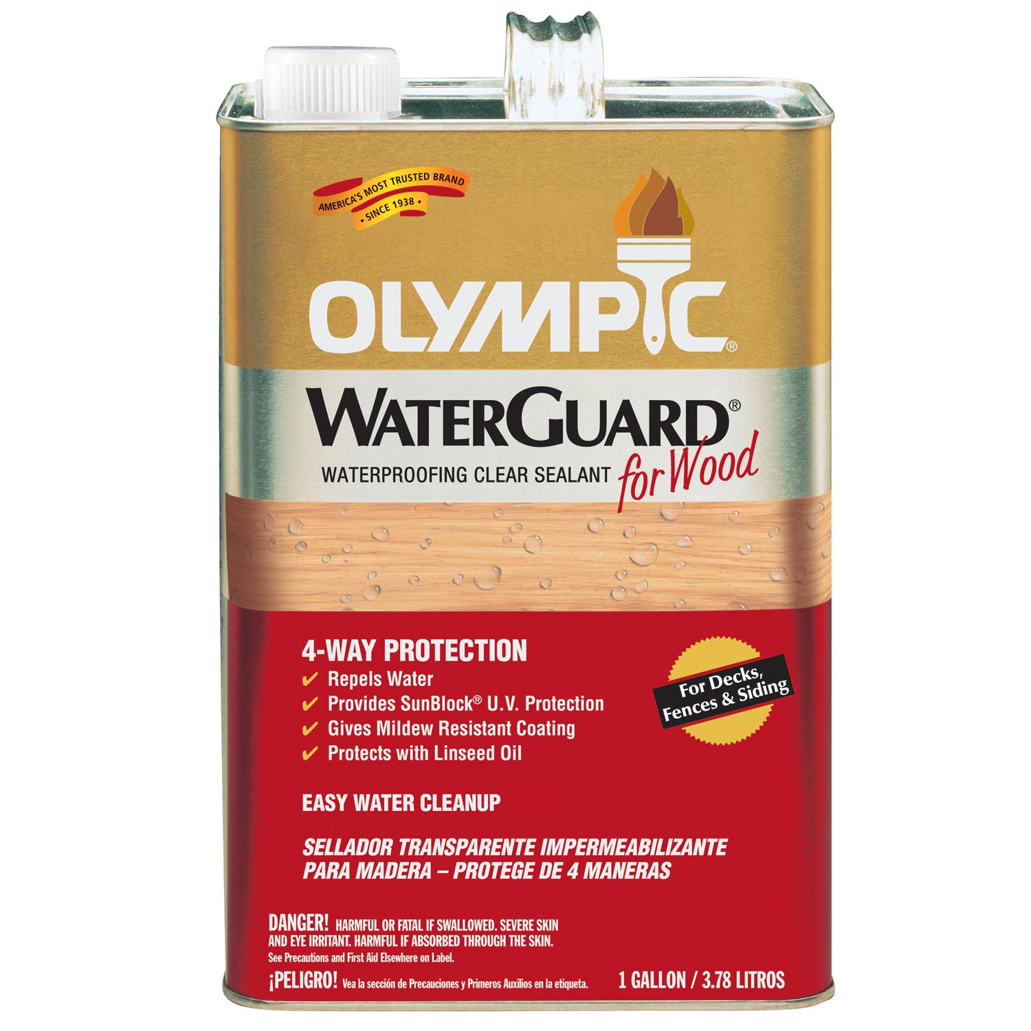 UPC 715195554817 product image for Olympic Clear Waterguard for Multi-Surfaces - 1 Gal. | upcitemdb.com