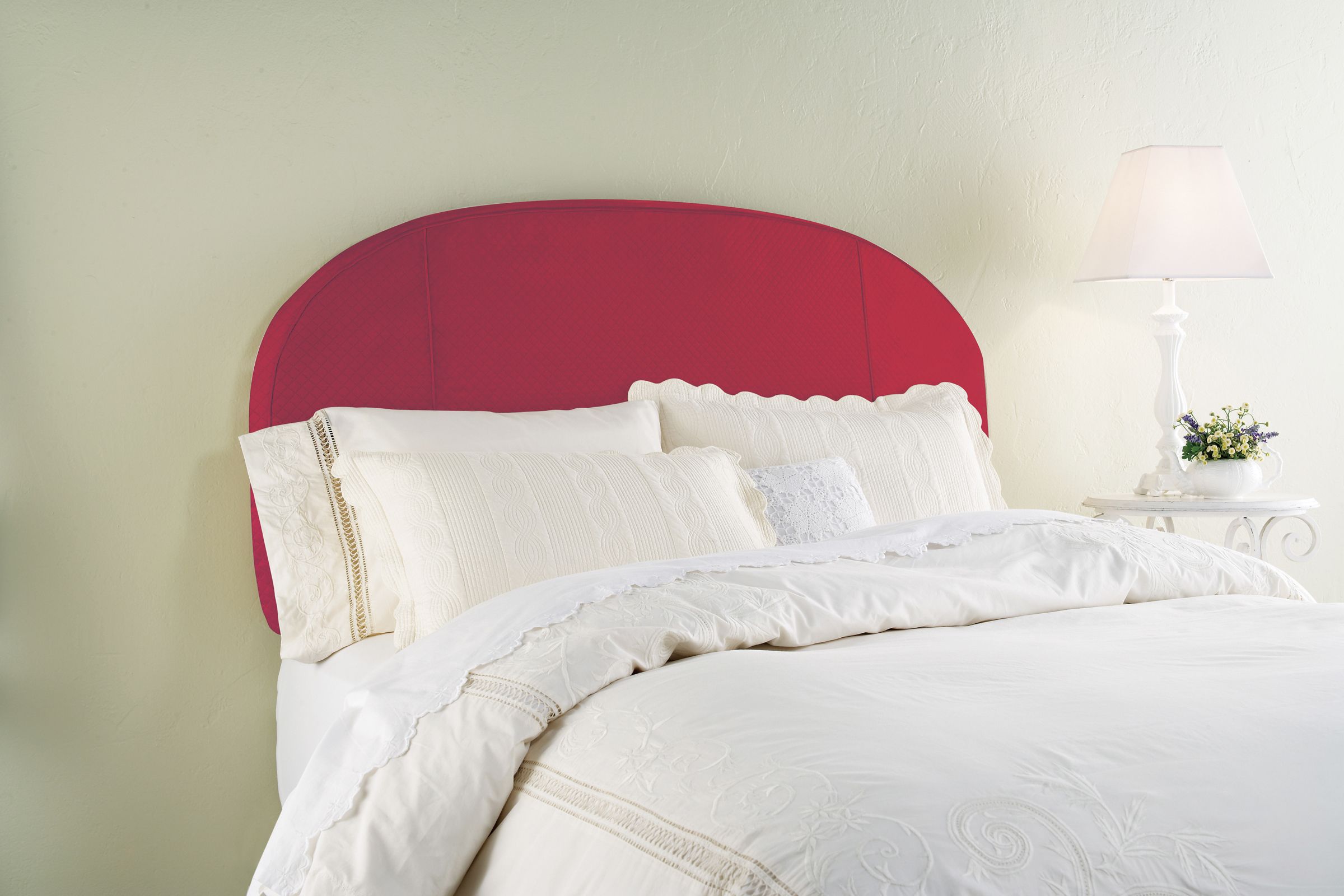 Back Drop King Diamond Matelass&eacute; Upholstered Headboard in Brick at Kmart.com
