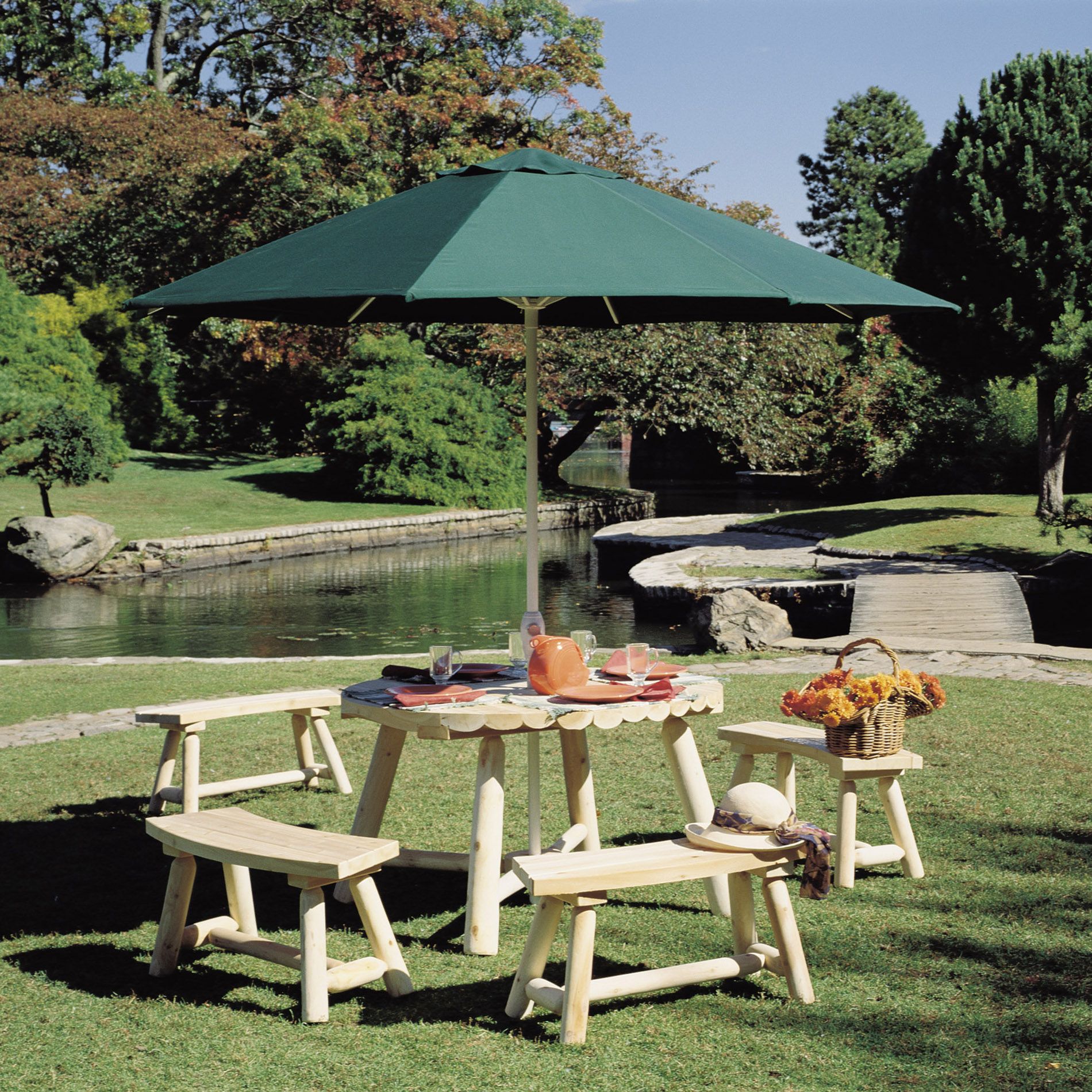 Cedar Looks 48" Round Patio Table at Kmart.com