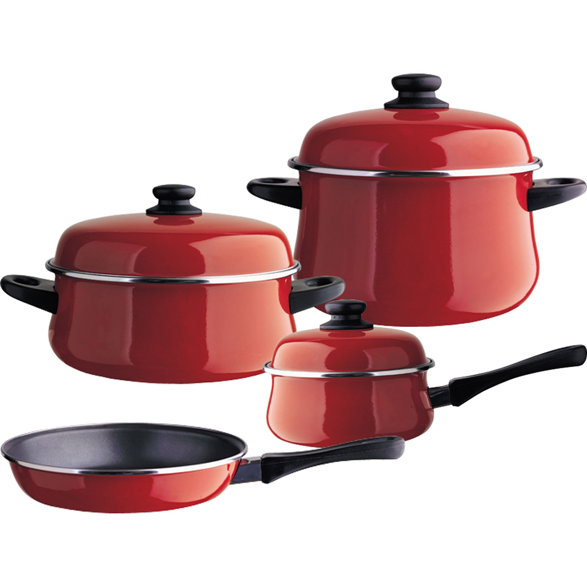 Magefesa Classic Praga Enamel On Steel 7 Pieces  Cookware Set