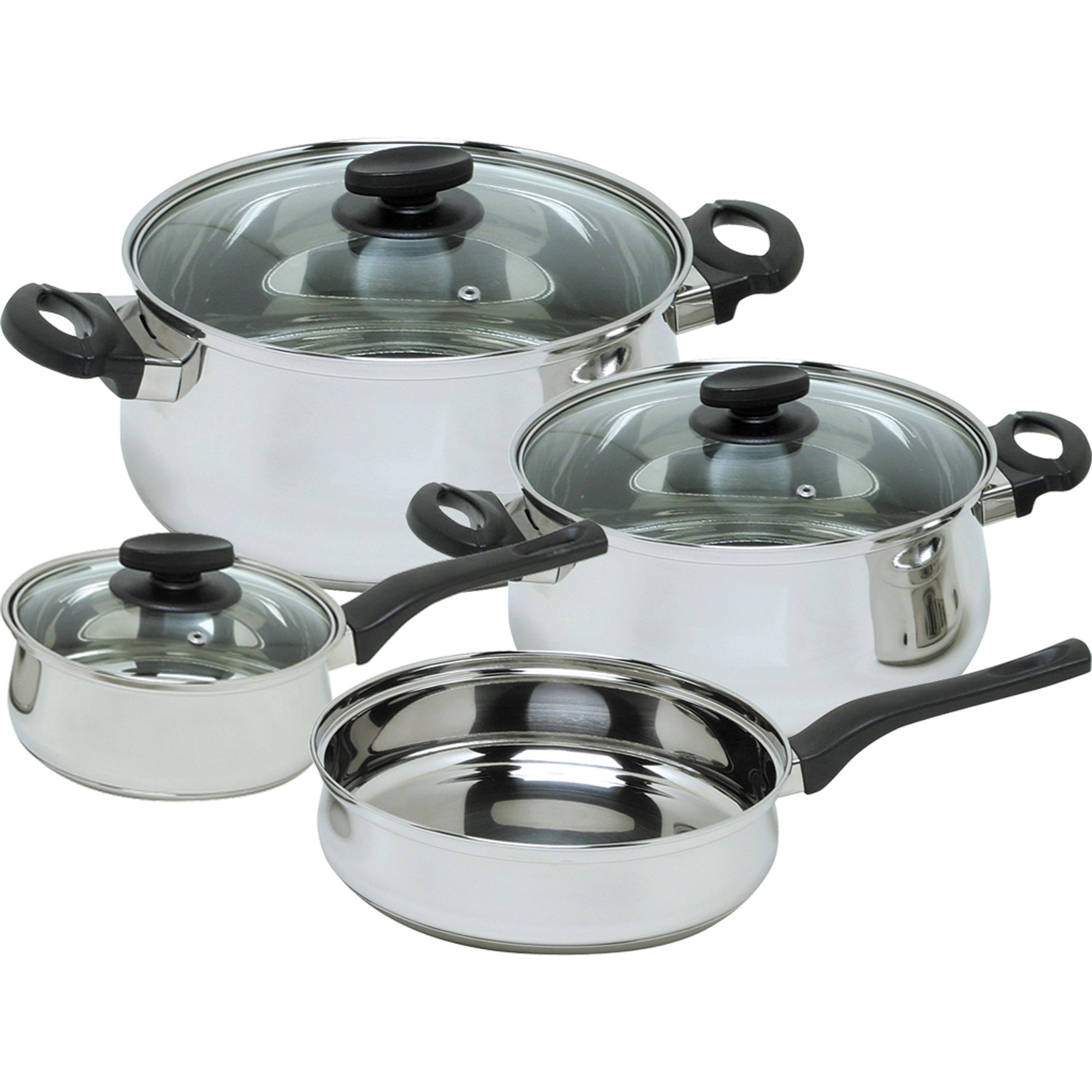 Magefesa Deliss Stainless Steel 7 Piece  Cookware Set