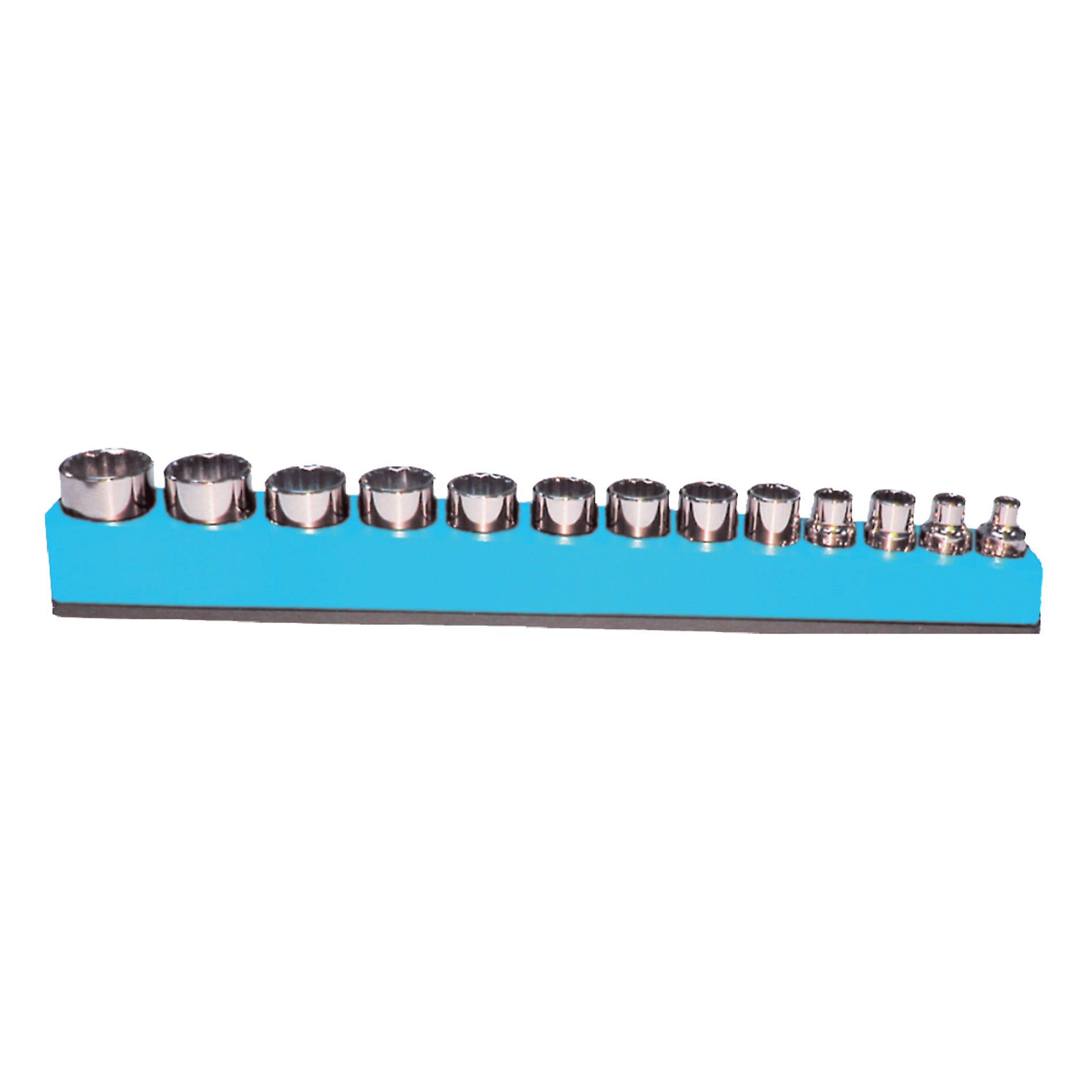 Mechanics Time Savers 12-Piece 3/8 dr. Shallow Magna Caddy - Blue