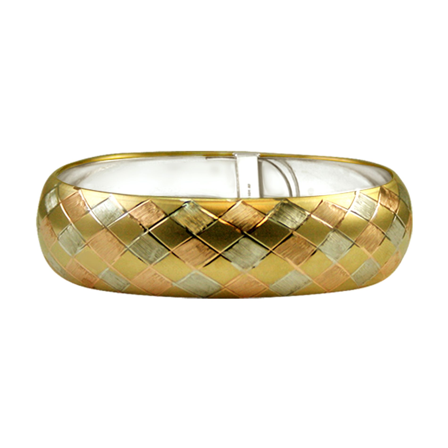 10kt and Sterling Silver Tri Color Flex Bangle at Kmart.com