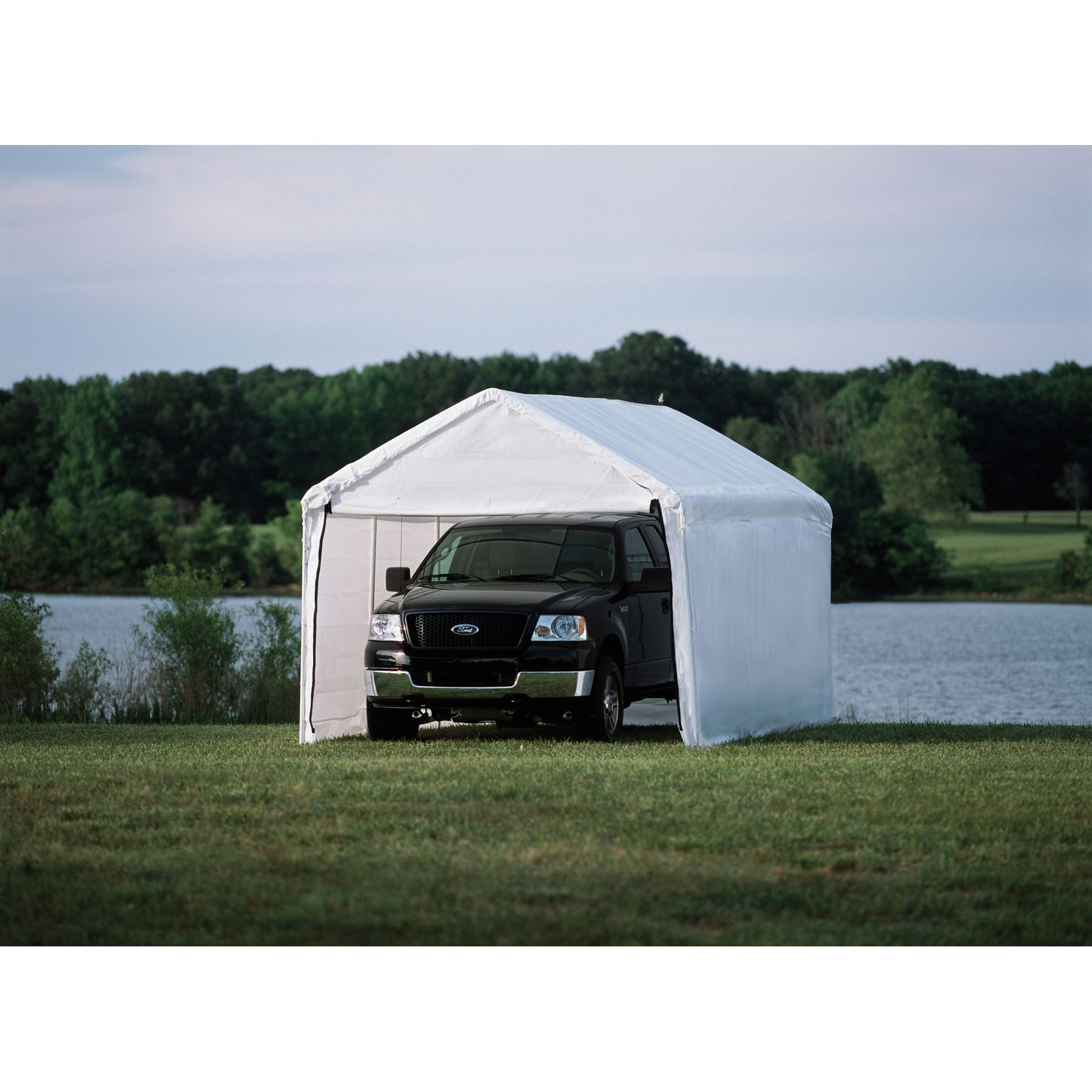 Shelter Logic 10x20 Canopy Enclosure Kit - White, Canopy not included at Sears.com