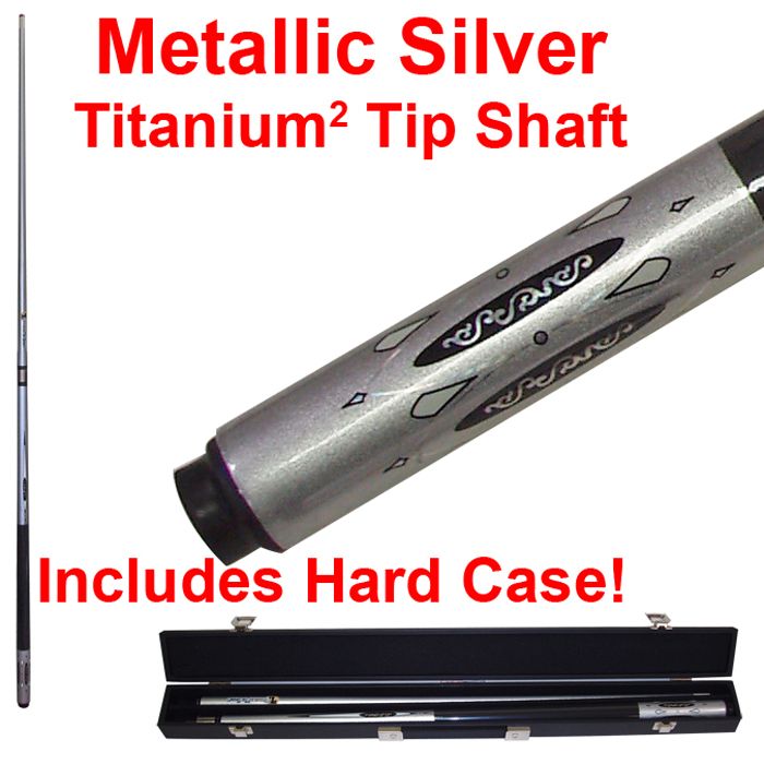 UPC 844296000234 product image for Trademark Metallic Silver Billiard Titanium Pool Cue Stick | upcitemdb.com