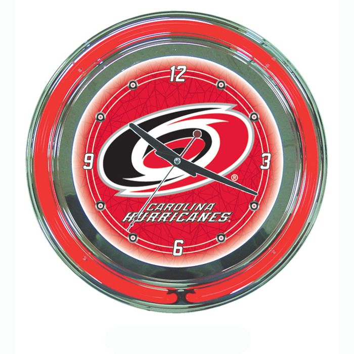 Trademark NHL Carolina Hurricanes Neon Clock - 14 inch Diameter at Kmart.com