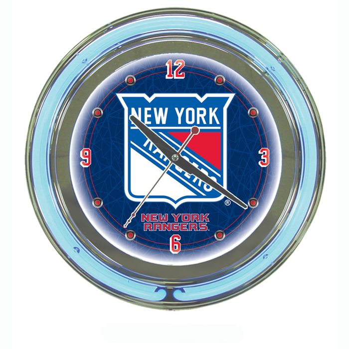 Trademark NHL New York Rangers Neon Clock - 14 inch Diameter at Kmart.com