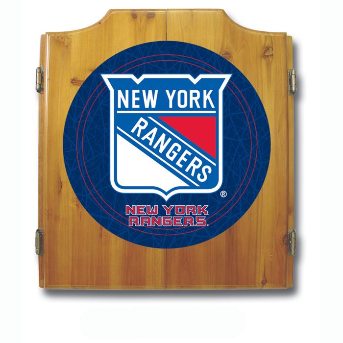 NHL New York Rangers Dart Cabinet including