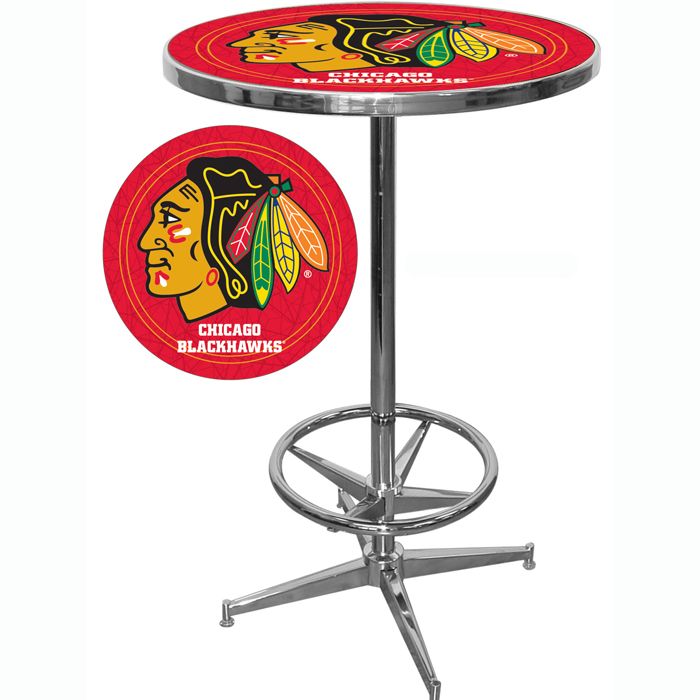 Trademark NHL Chicago Blackhawks Pub Table - Fitness & Sports 