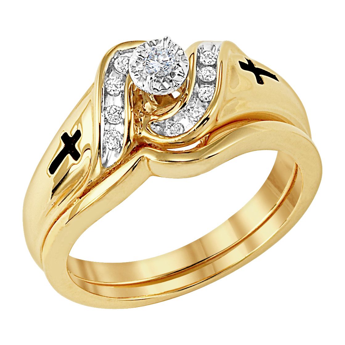 Orange Blossom 1/7 cttw Unity Diamond Set at Kmart.com