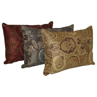 Whole Home Suede Paisley Decorative Pillow Collection