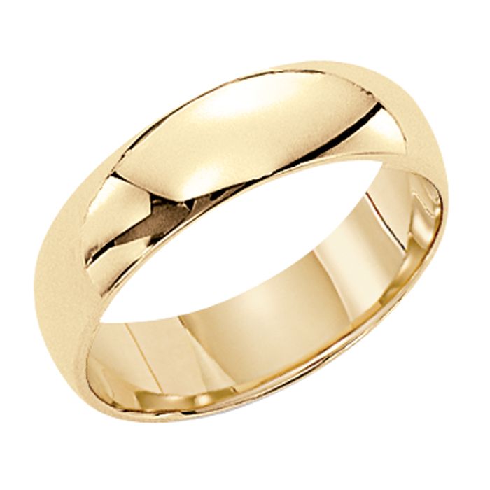 Orange Blossom Mens 14kt Gold 4mm Wedding Band at Kmart.com