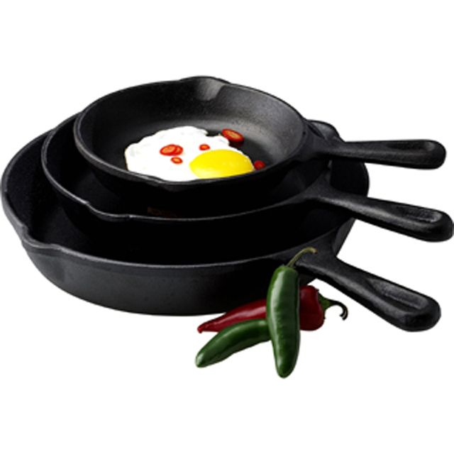 Basic Essentials 3pc Fry Pan Set