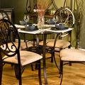Lucianna Dining Table W/Glass Top