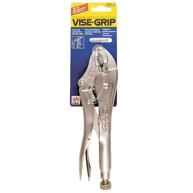 10 in. Pliers, Locking with Cutter