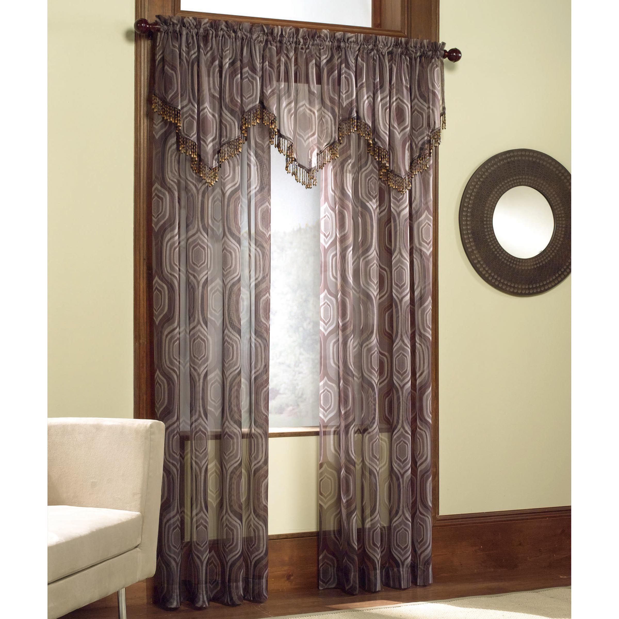 Platinum Voile Window Curtain Panel
