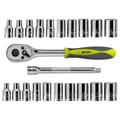 22 pc. 1/4-in. Drive Tool Set Standard/Metric