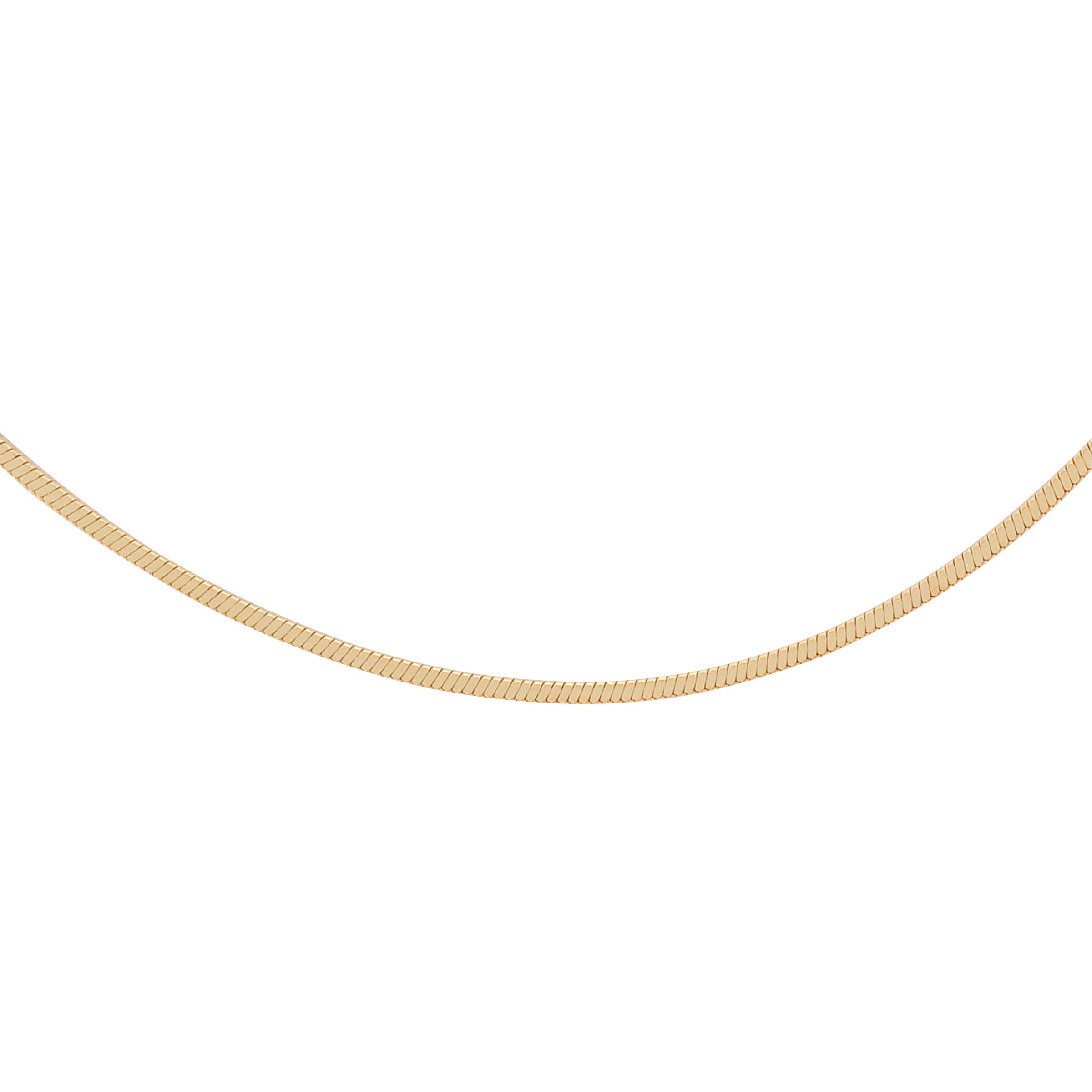 18" Thin Snake Chain Necklace. 24K Yellow Gold over Sterling Silver at Sears.com