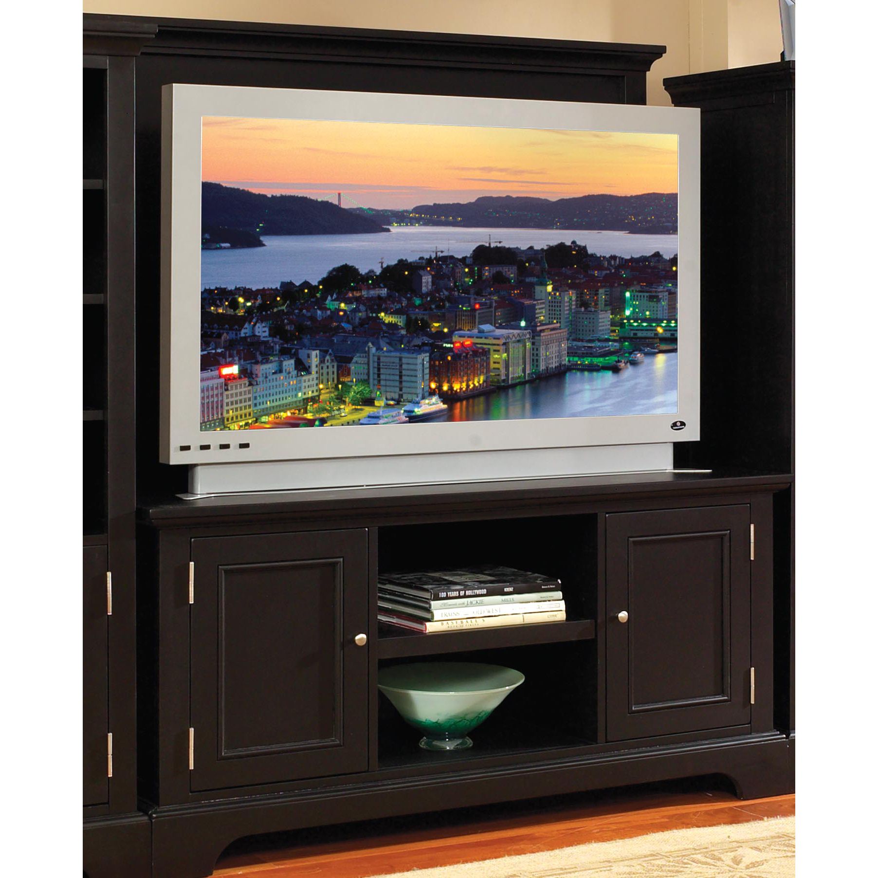 Home Styles Bedford Console & Back Panel for 60" TV - Ebony at Kmart.com