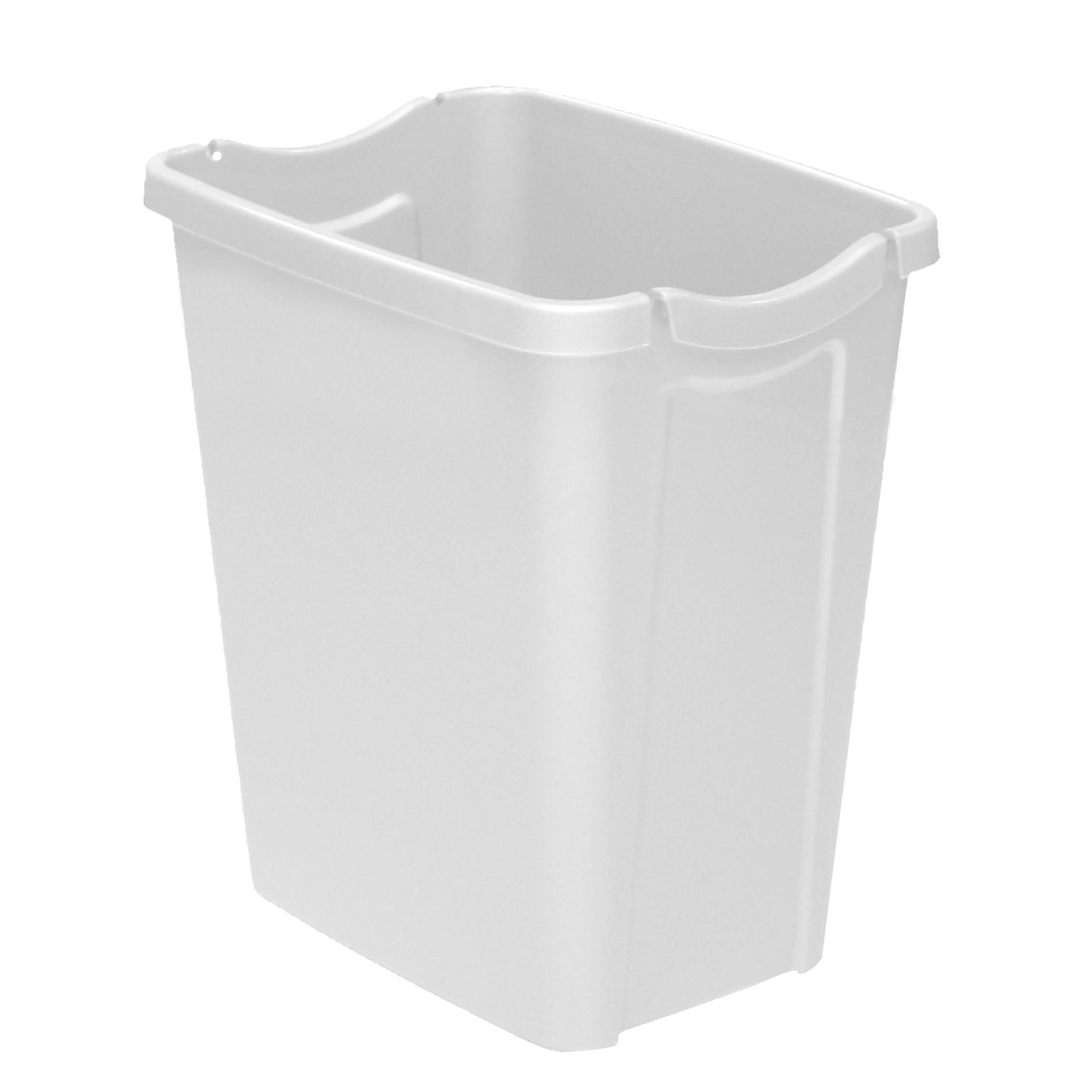 Home Logic 14 Qt. Hide A Bag Wastebasket White Shop Your Way