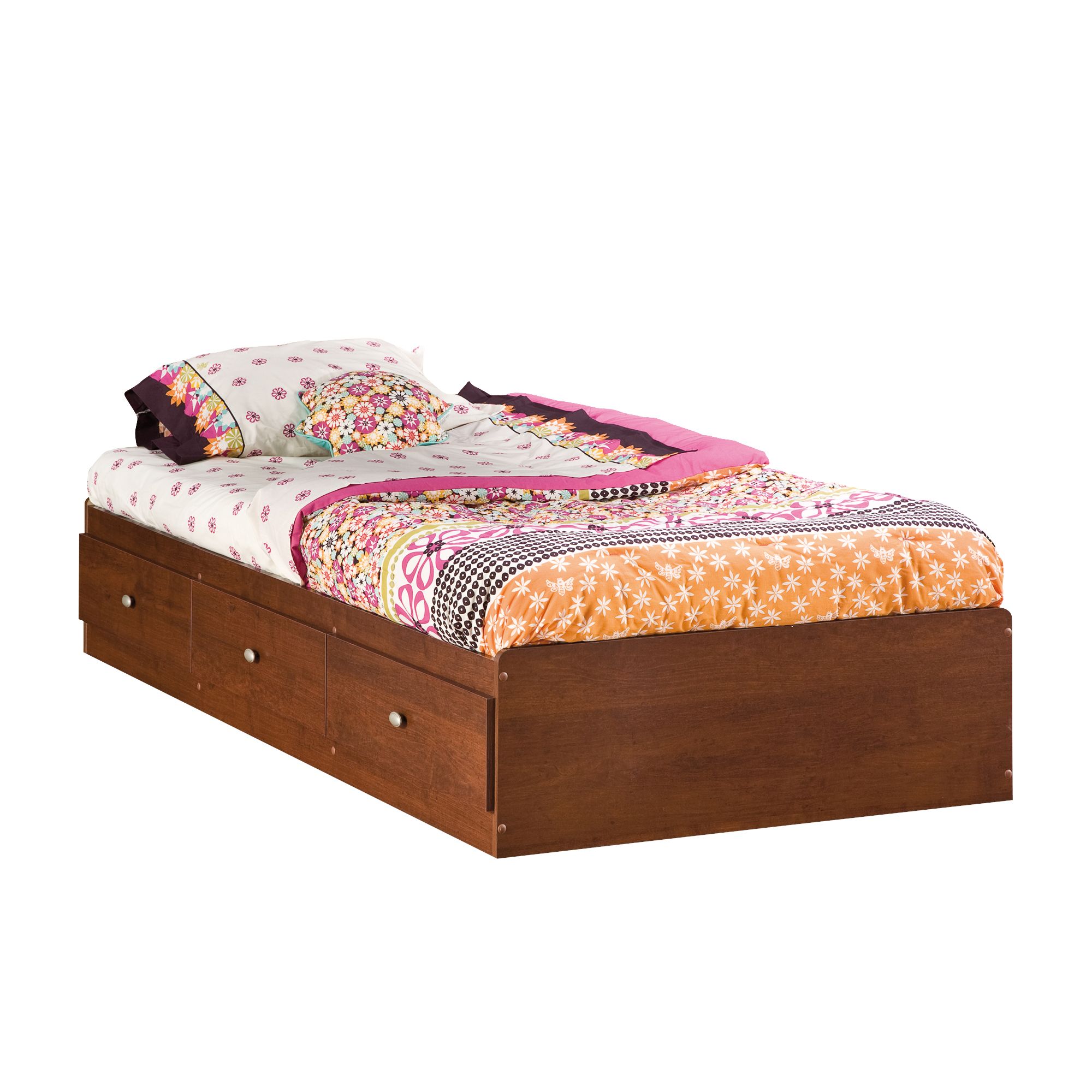 South Shore Moon Twin Mates Bed - Classic Cherry at Sears.com