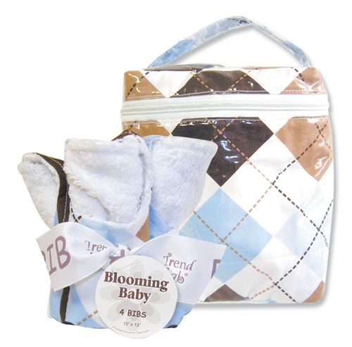 Trend-Lab Prep School Blue Bottle Bag and Bib Set at Sears.com