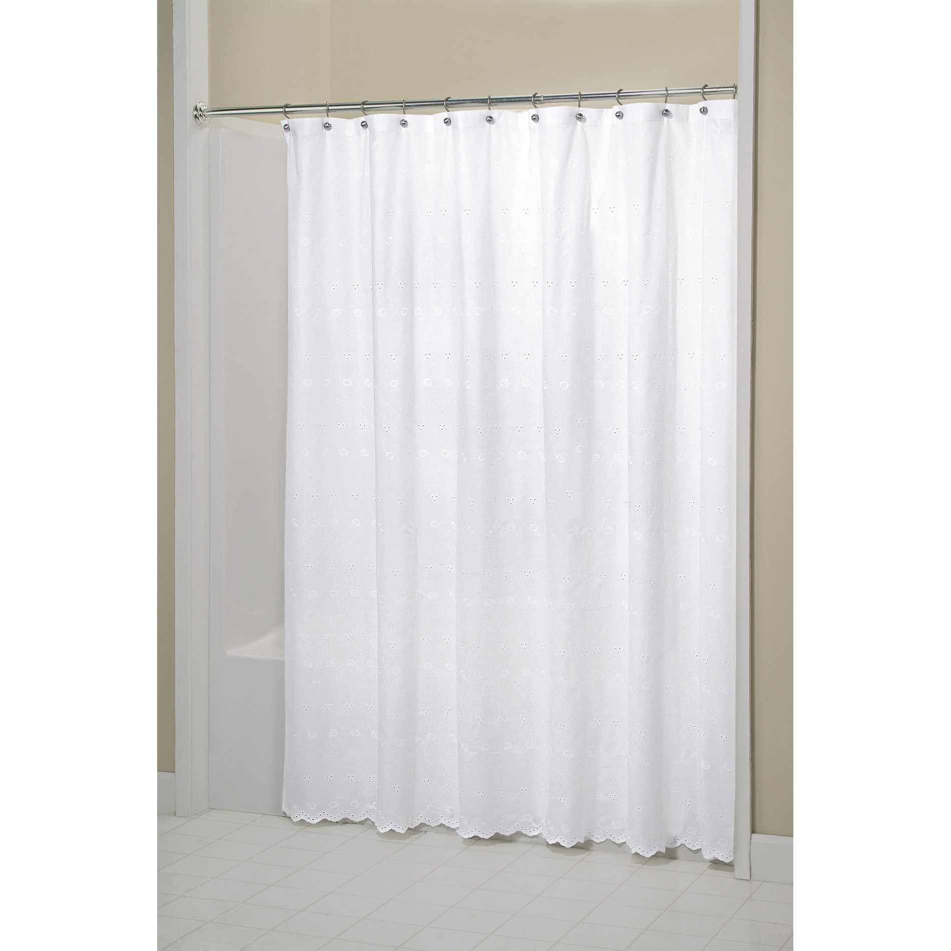 Shower Curtain Eyelet Fabric