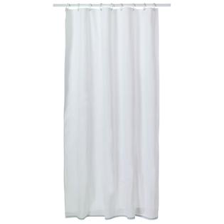 Essential Home Shower Stall Curtain Liner Heavy Duty White Vinyl ...