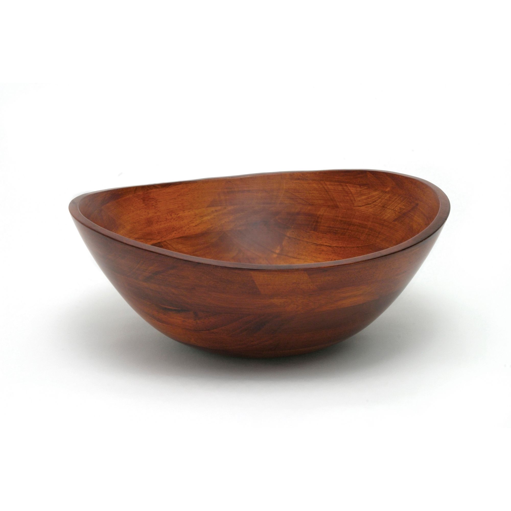 Lipper International Cherry Salad Bowl with Wavy Rim in Cherry