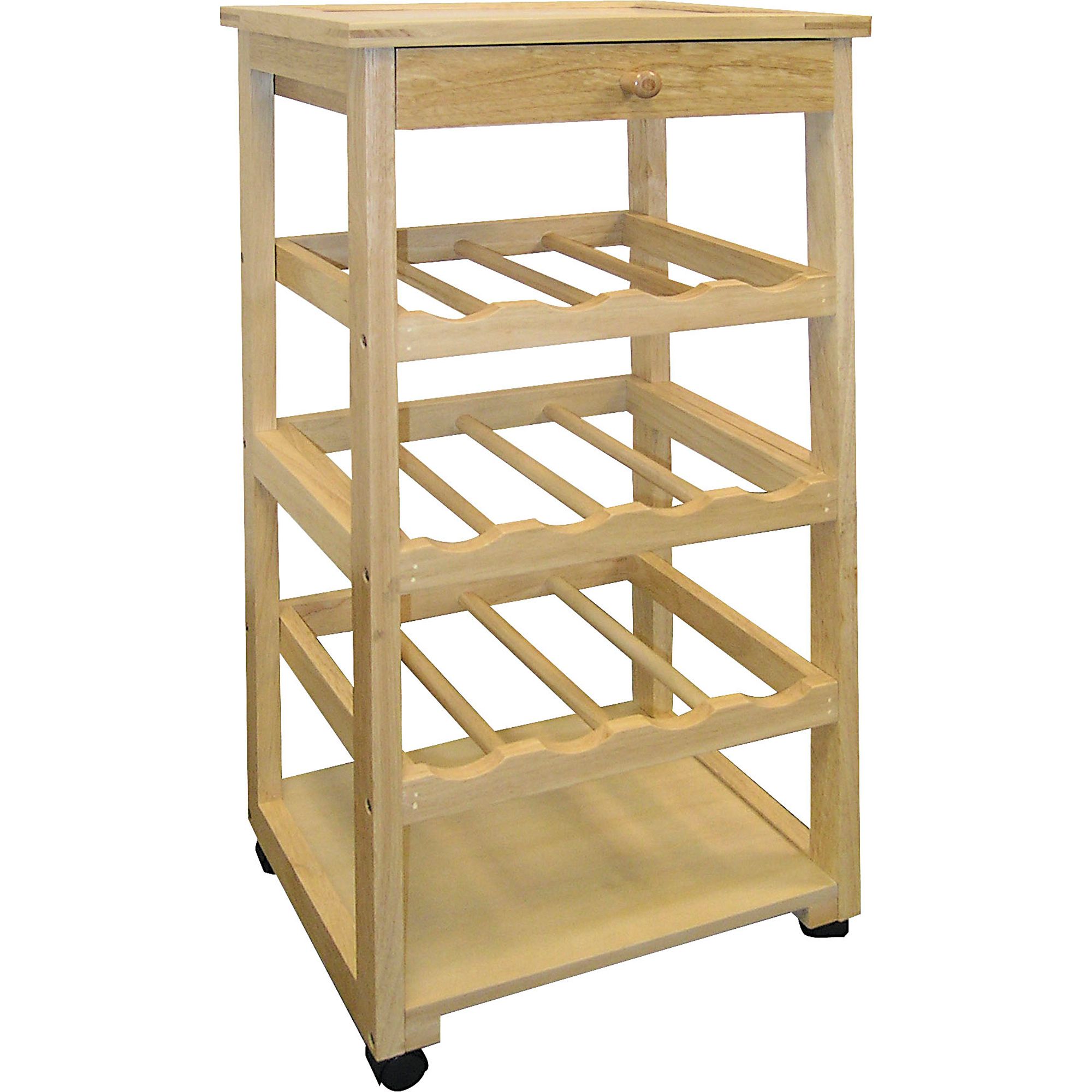 Ore Wooden Wine Rack with Wheels at Kmart.com
