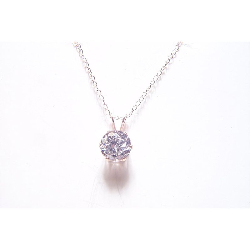 10kt Cubic Zirconia Round Pendant at Kmart.com