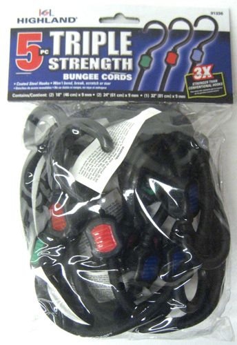 Highland Tri-Strength Bungee Cords 5 Piece Set at Kmart.com