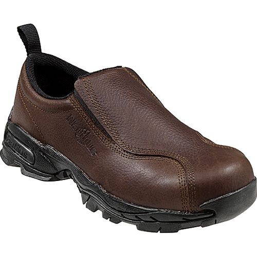 Men's N4620 Water Resistant Soft Toe Work Slip On Brown - Wide Widths Available