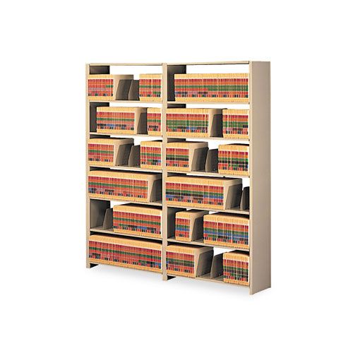 Tennsco Steel Open 6-Shelf Add-On Unit, 48 x 12 x 76, Sand at Kmart.com