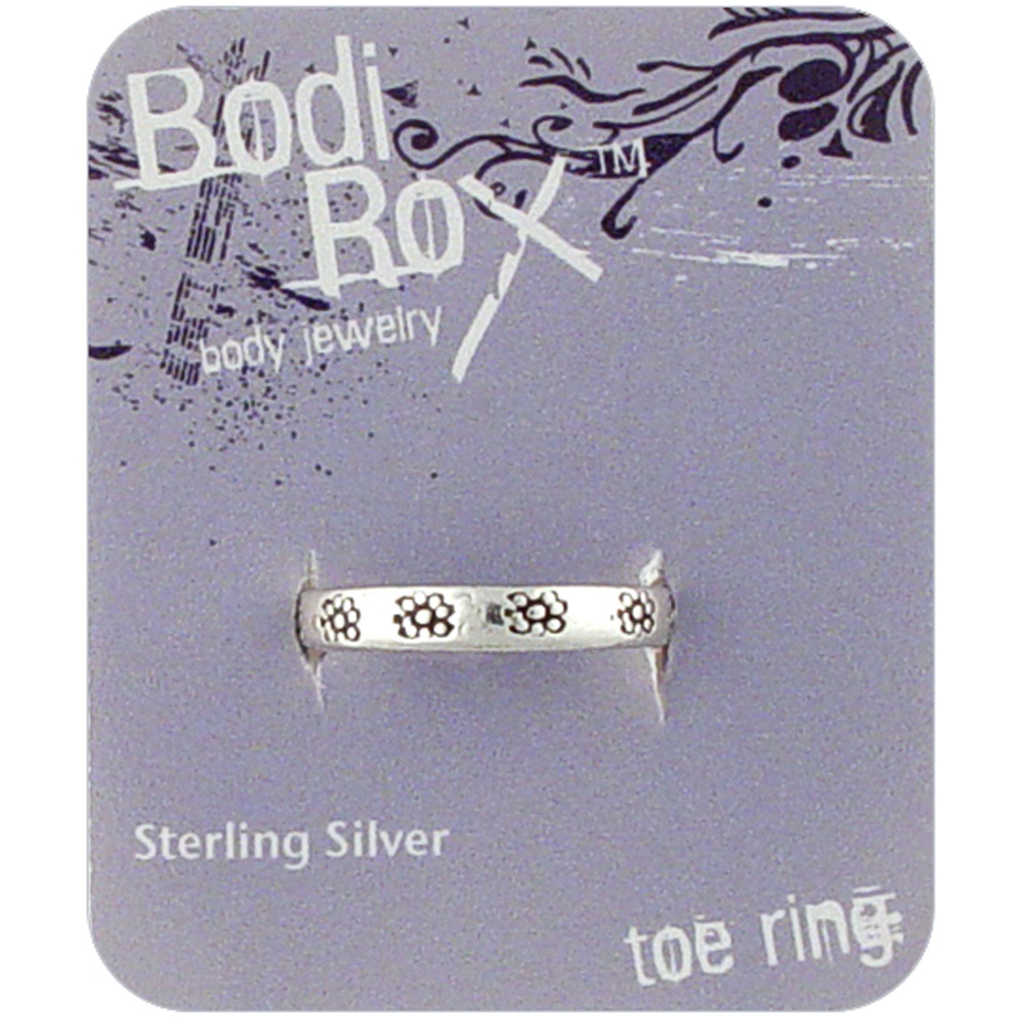 Bodi Rox Sterling Silver Toe Ring with Flowers at Sears.com