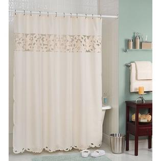 Essential Home Shower Curtain Enchanted Rose Fabric Home