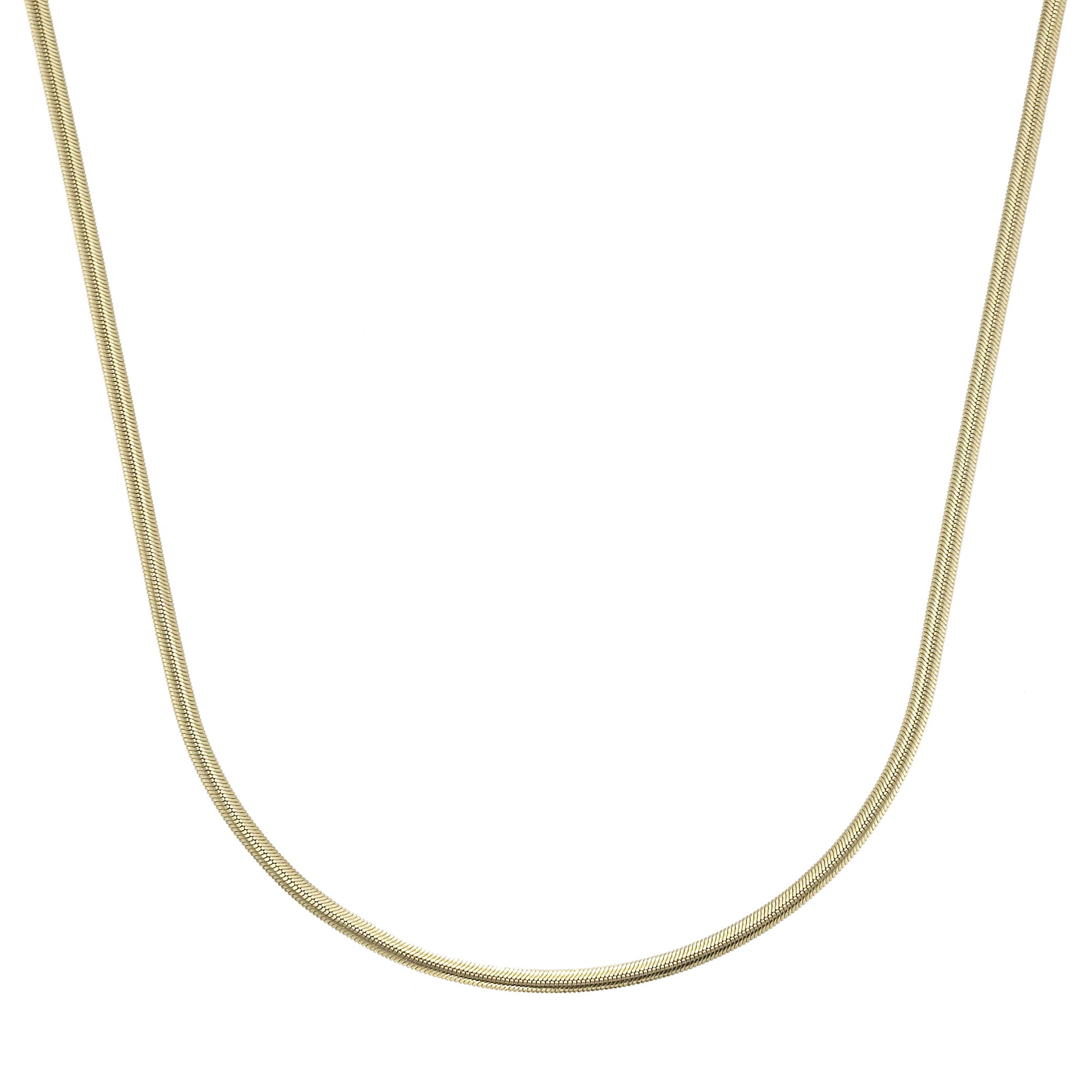 24KT Gold over Sterling  Oval Herringbone Necklace at Kmart.com