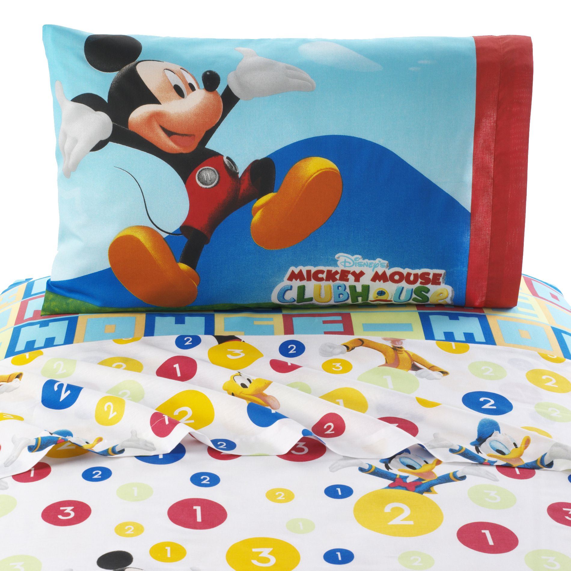 Disney Mickey Mouse Clubhous Count With Me Sheet Set