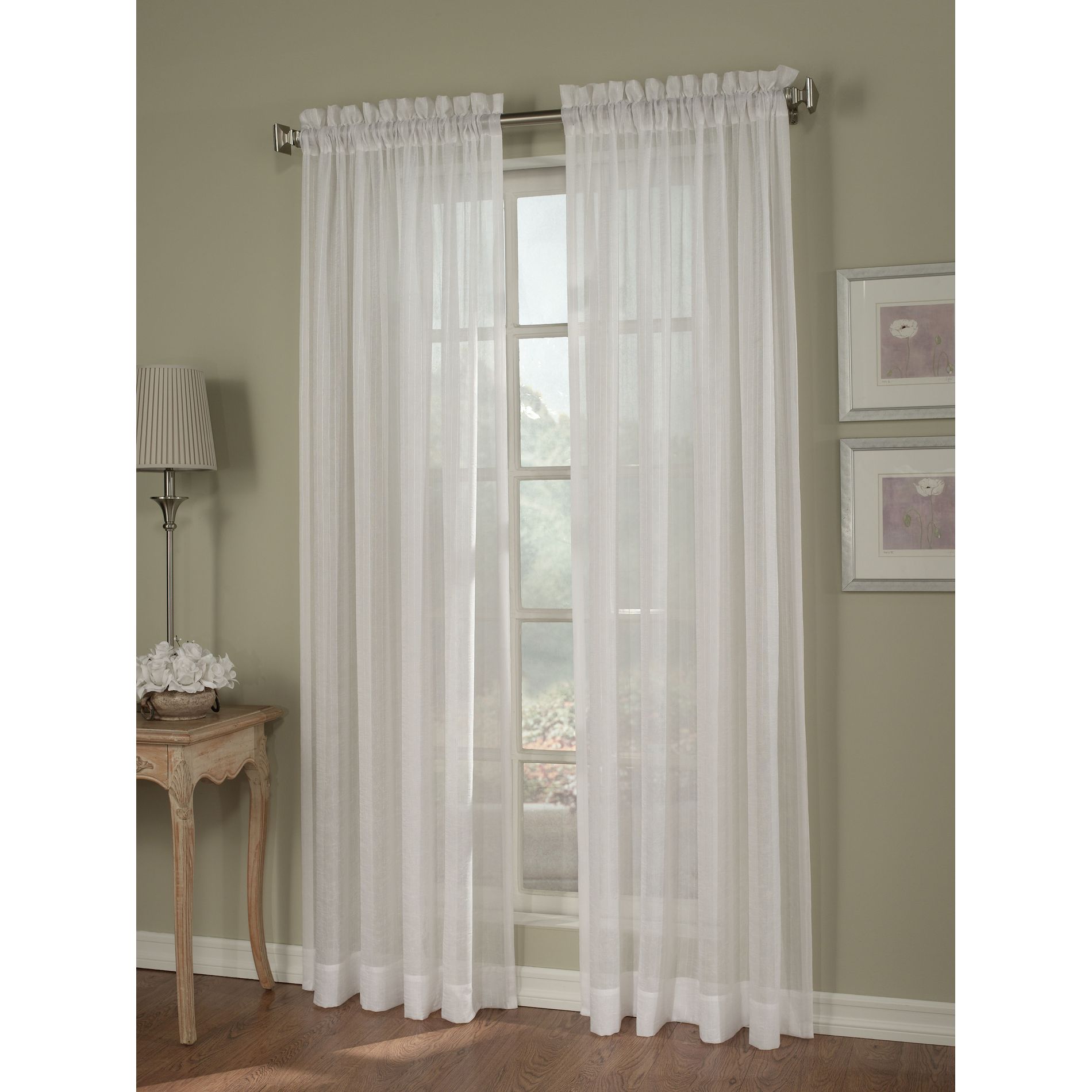 Sears Sheer Curtain Panels Rust Colored Sheer Curtain