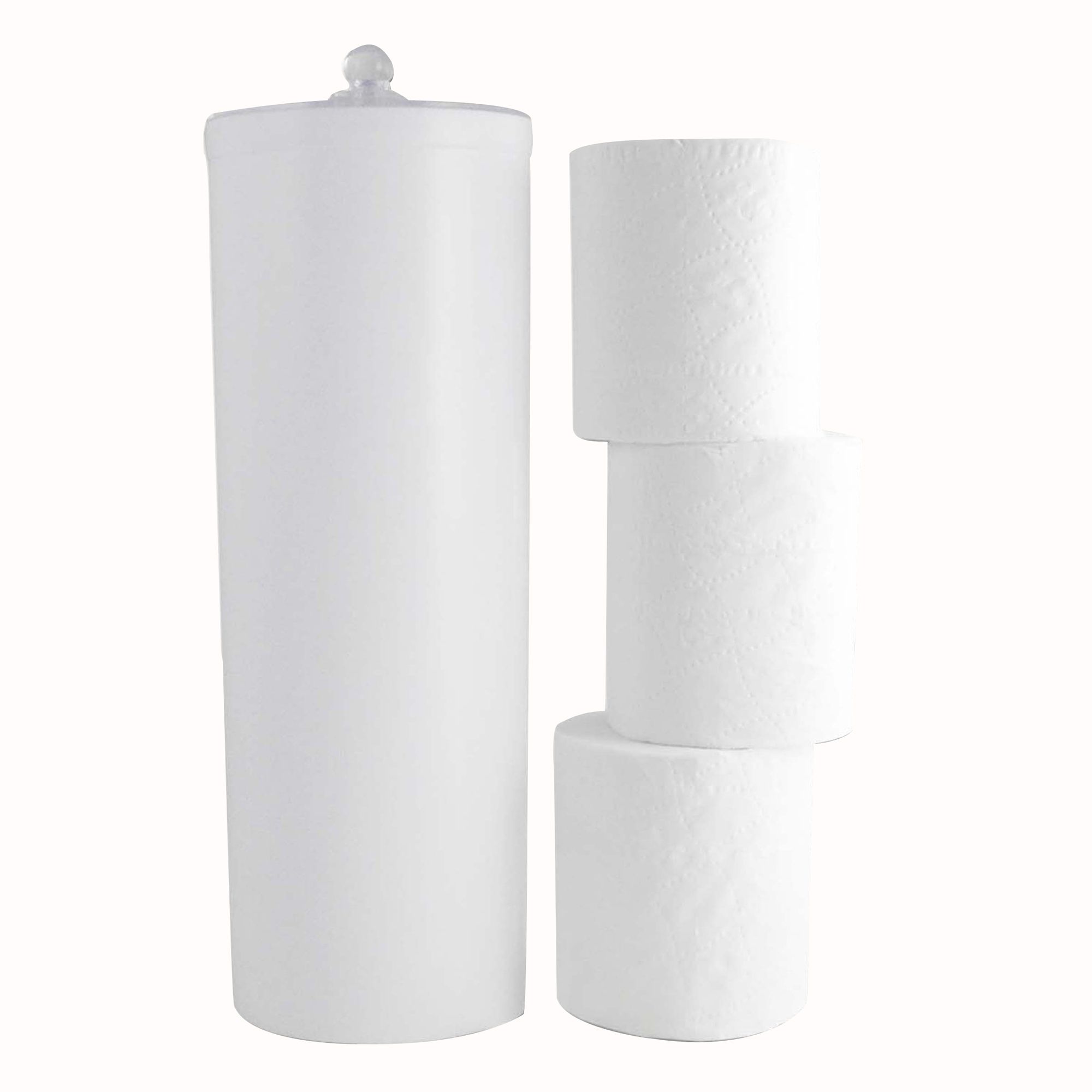 Essential Home Toilet Paper Holder Canister White Shop Your Way