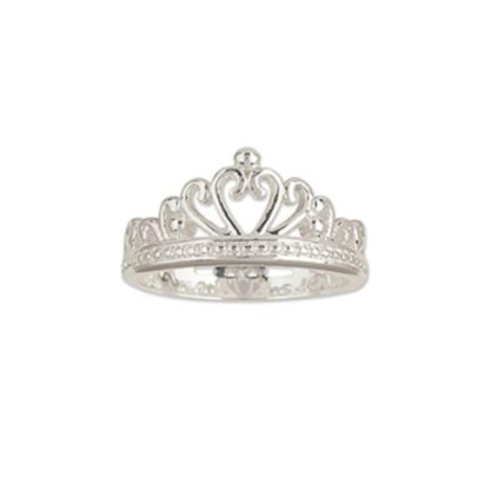 Sterling Silver Princess Tiara Ring