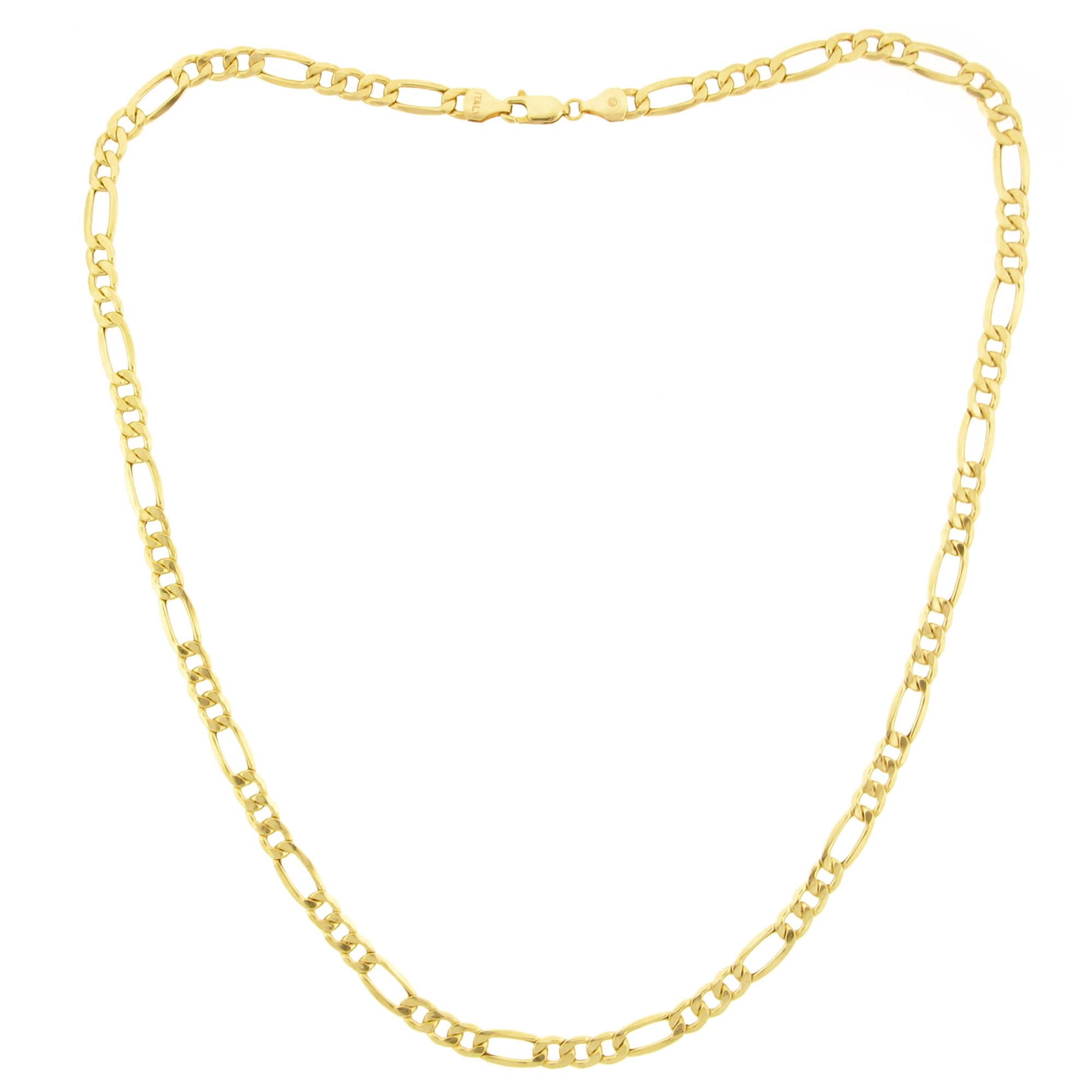 10kt Gold 5mm 20" Figaro Necklace at Kmart.com