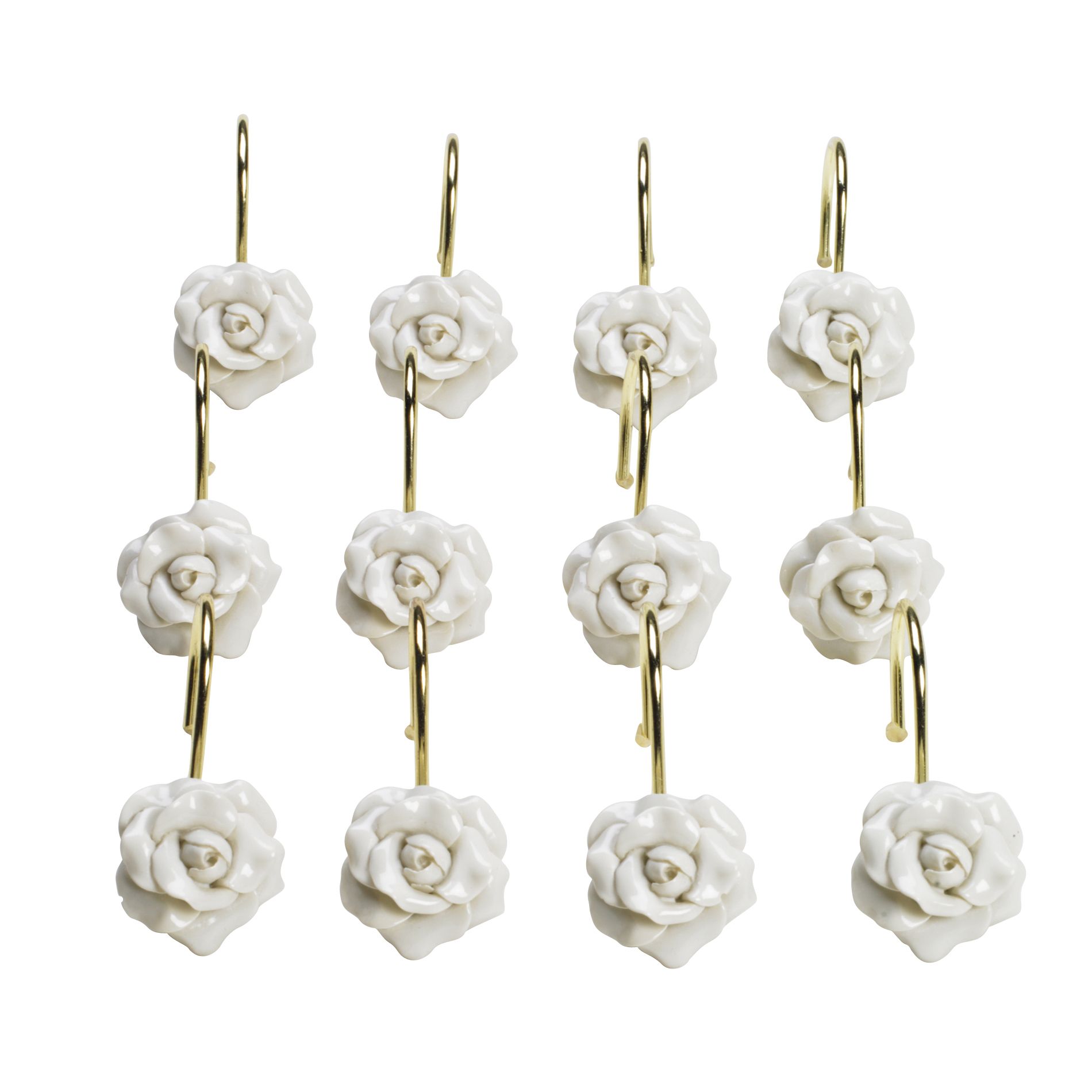 Country Living Classic Vintage Shower Hooks - Bed & Bath - Shower ...