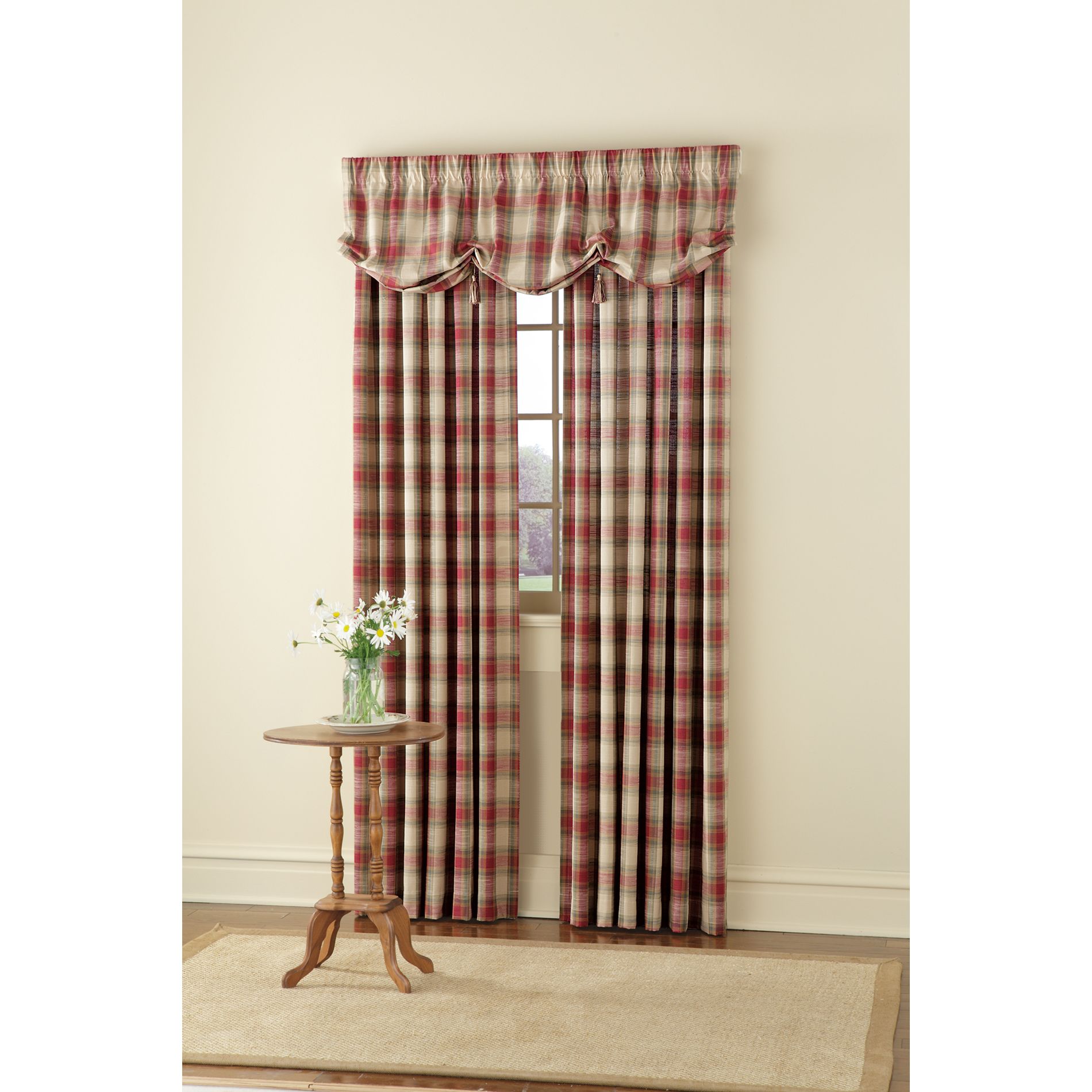 Plaid Window Treatments