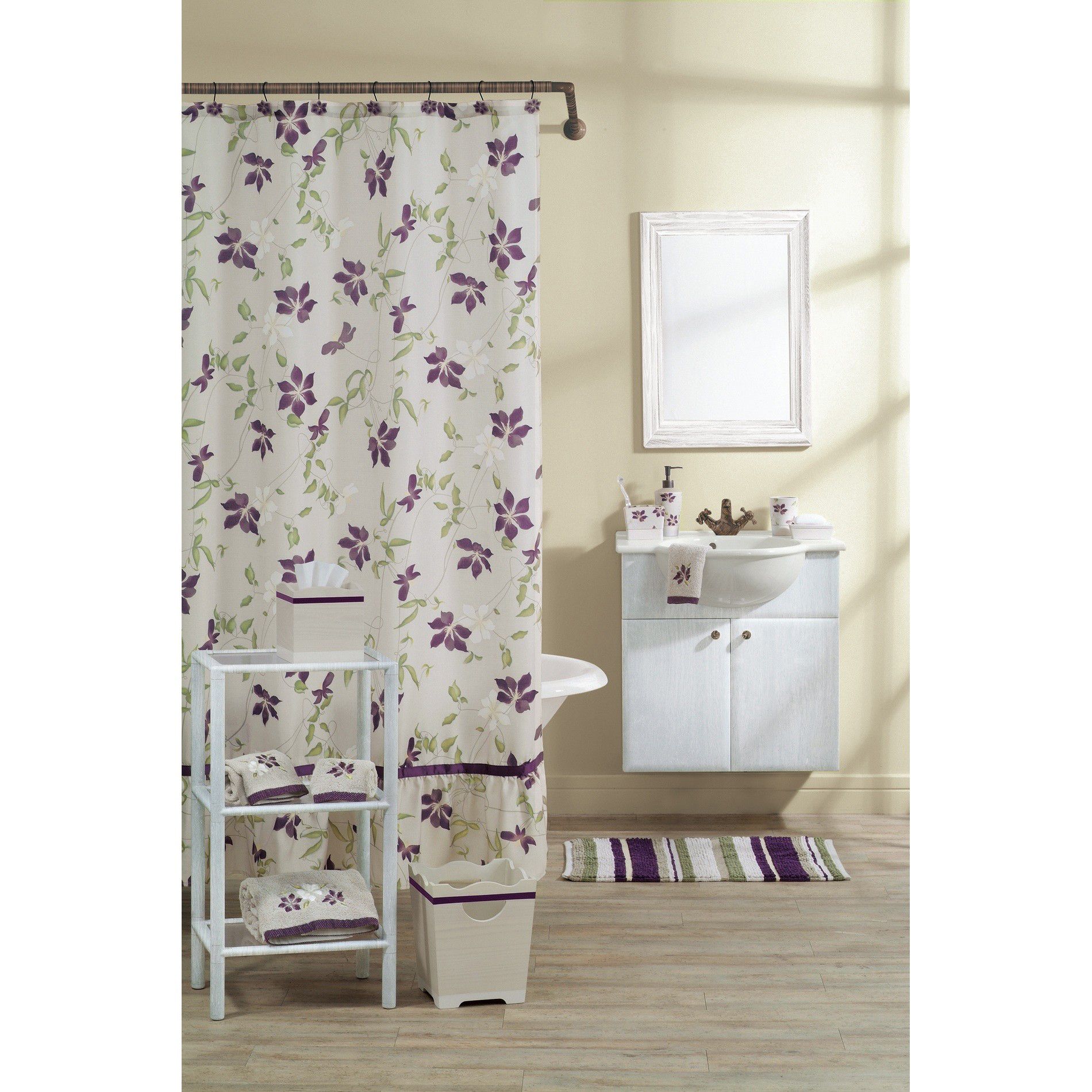 Country Living Modern Countryside Fabric Shower Curtain 70x72 ...