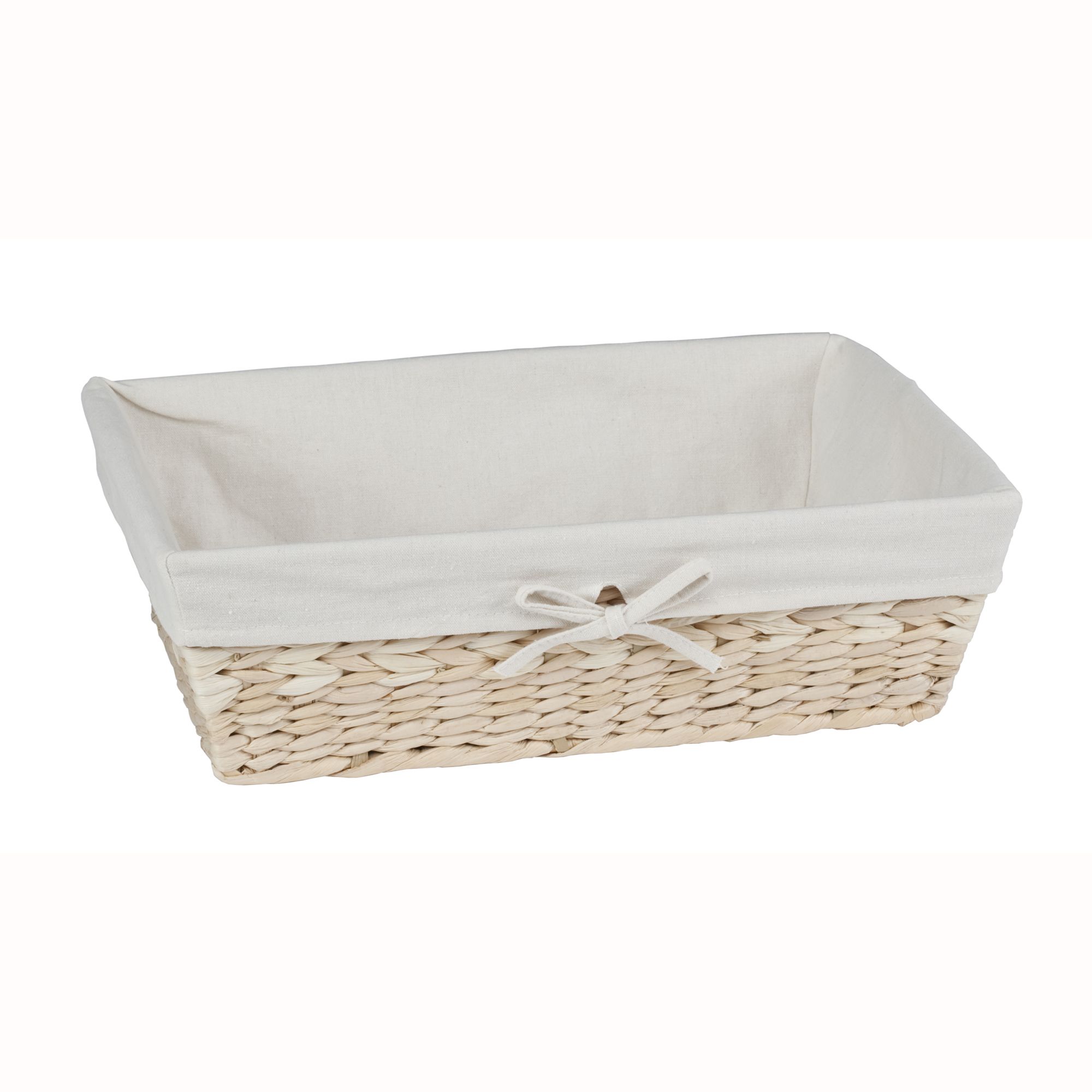 Essential Home Tan Wicker Laundry Basket Home Bed & Bath Bath