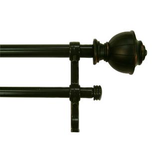 Curtains Ideas curtain rod adjustable : Jaclyn Smith Double Curtain Rod Adjustable 48–84 Inches - Home ...